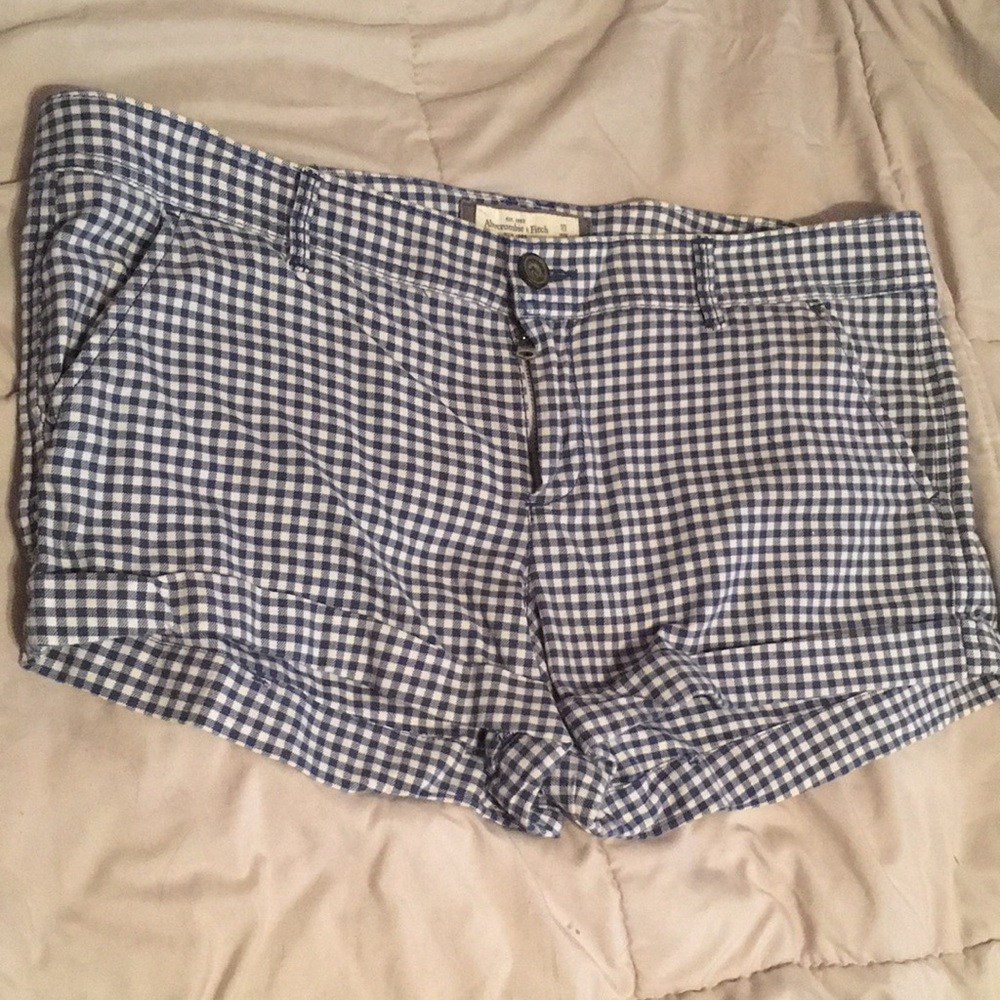 Abercrombie and Fitch plaid shorts